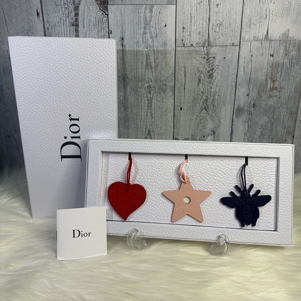 DIOR novelty leather keychains